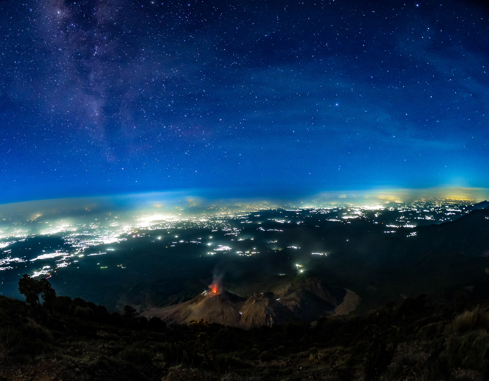 Hot drinks at the summit